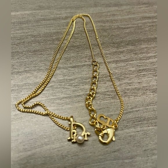 CHRISTIAN DIOR in Silver metal with Pearl - Picture 6 of 7